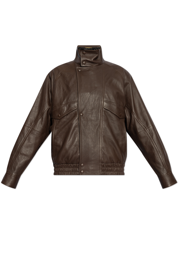 SchaferandweinerShops GB - Brown Leather jacket Saint